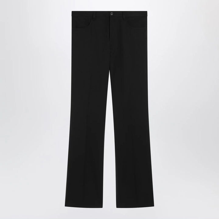Balenciaga - Black regular fit tailored trousers
