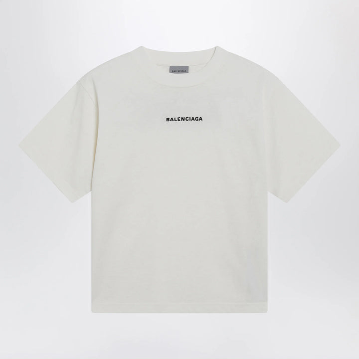 Balenciaga - Balenciaga Back Medium Fit T-shirt in cream