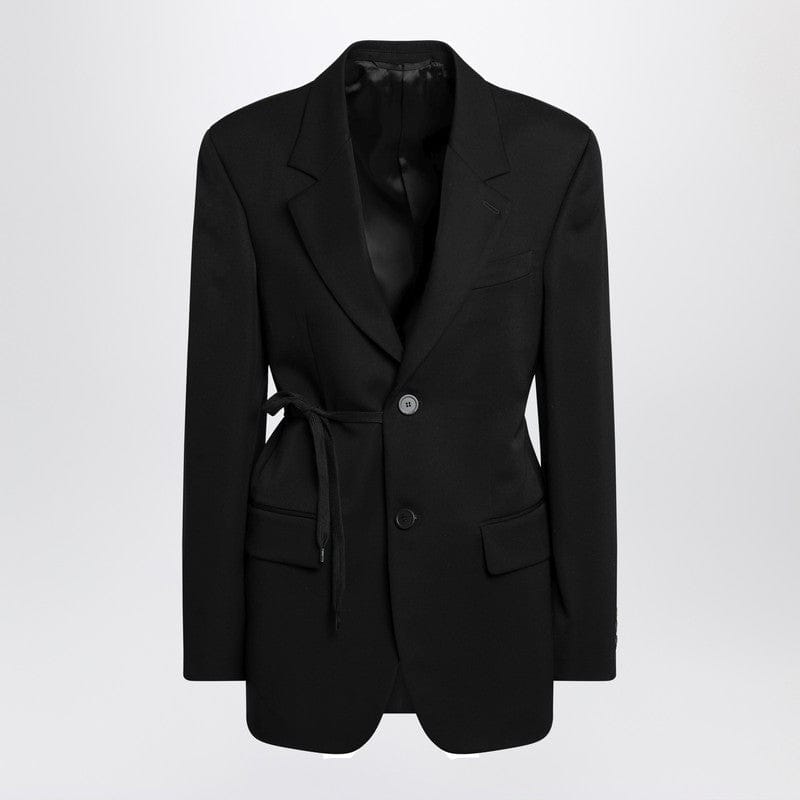Coats & Jackets Balenciaga - Black jacket with side tie - 34 FR Brand
