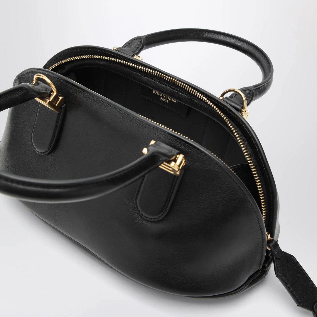 Balenciaga - Bolero Mini bowling bag in black leather