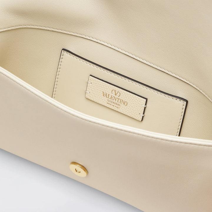Valentino Garavani - Butter leather Devain clutch with VLogo