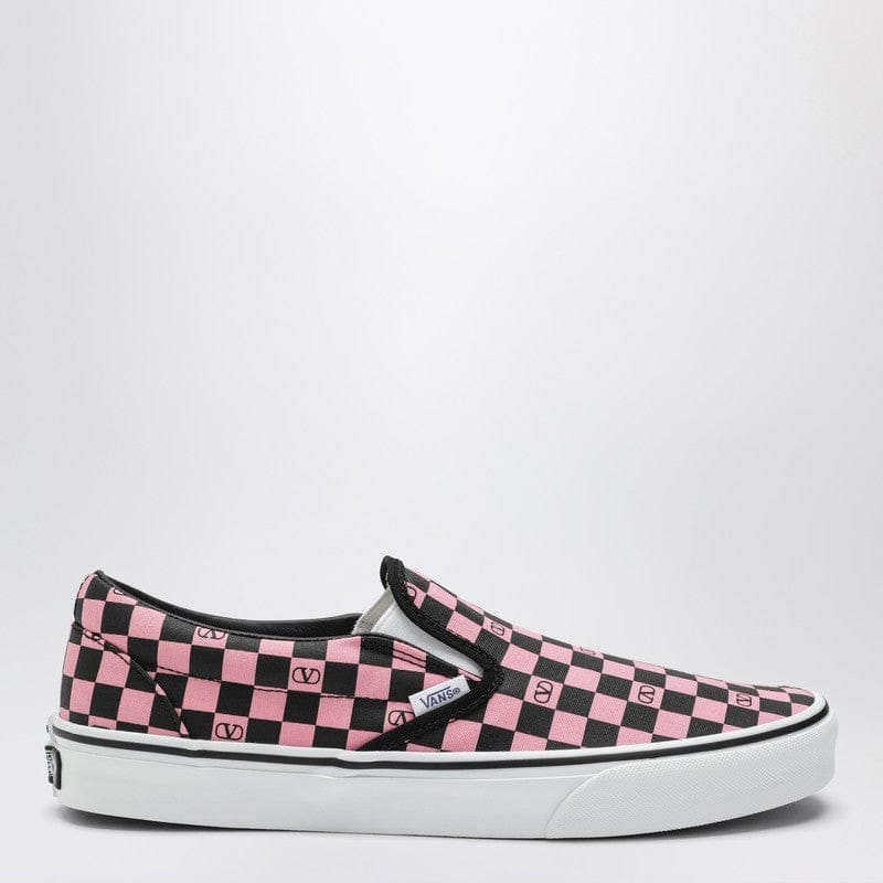 Shoes Valentino Garavani X Vans - Slip-On sneakers orchid pink/black with VLogo Checkerboard print - 40 IT Brand
