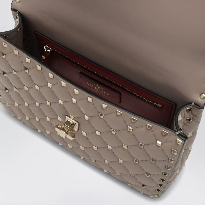 Valentino Garavani - Medium Rockstud Spike bag in powder pink nappa leather