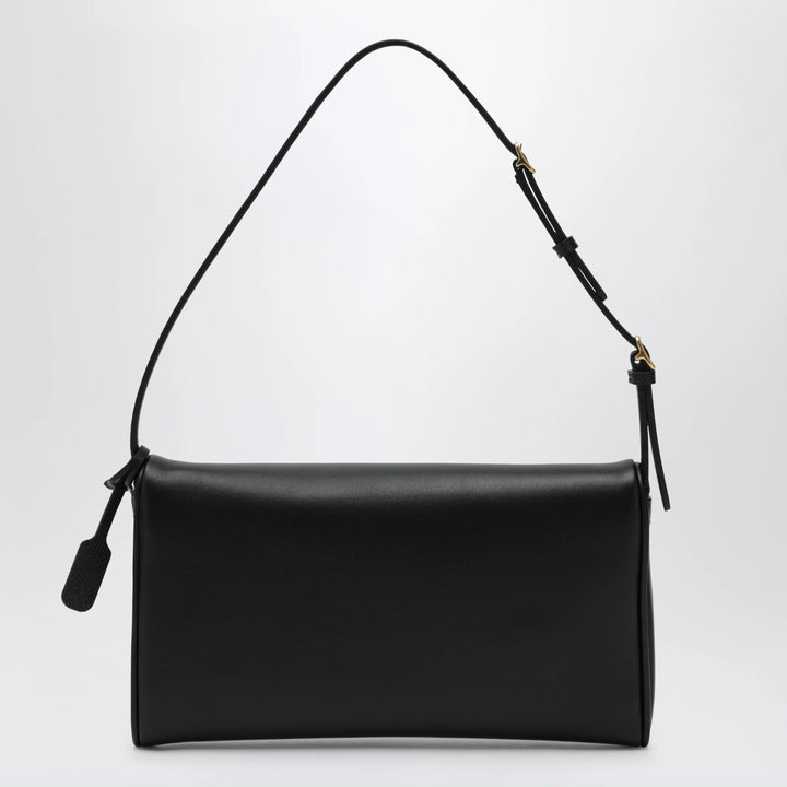 Valentino Garavani - Small black Devain leather shoulder bag