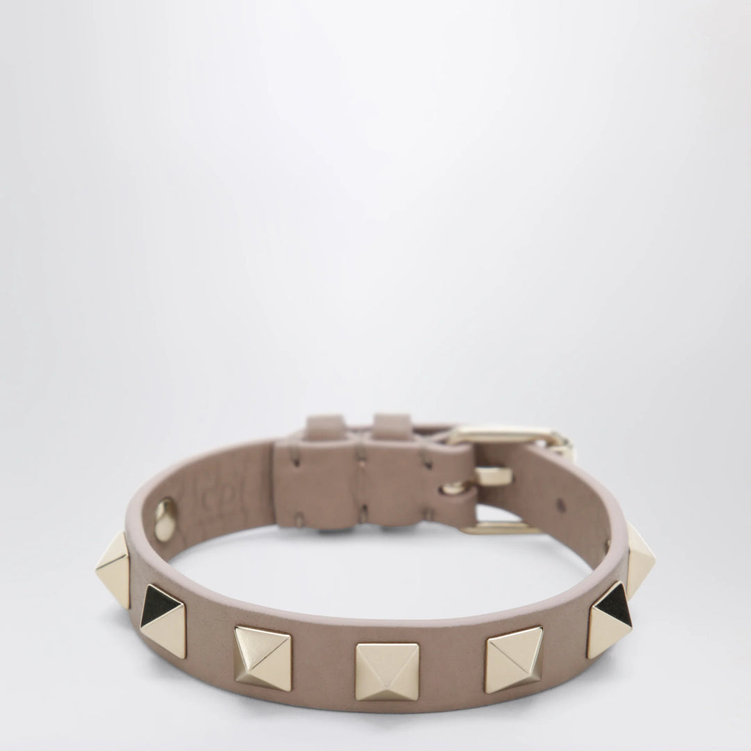 Valentino Garavani - Rockstud bracelet in powder pink leather