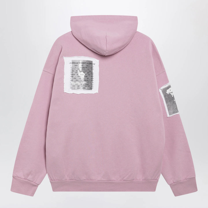 Balenciaga - Antique pink cotton jersey zip-up hoodie