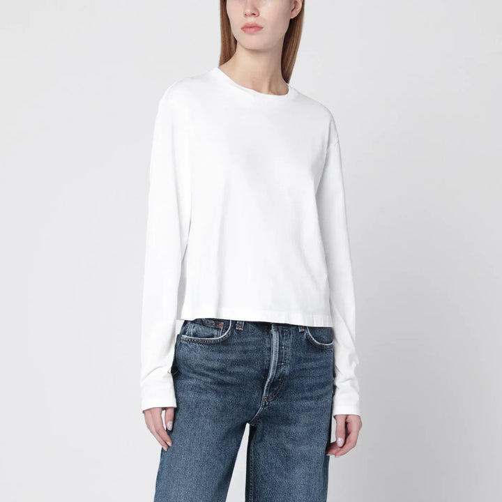 AGOLDE - White organic cotton top Brand Shirts &amp; Tops L