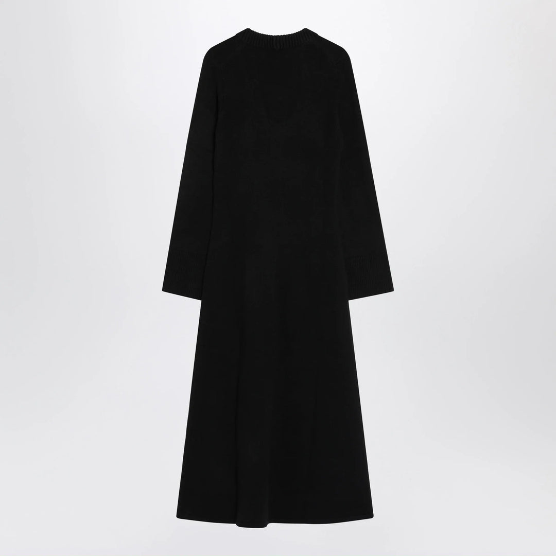 LouLou De Saison - Long black Ari knit dress