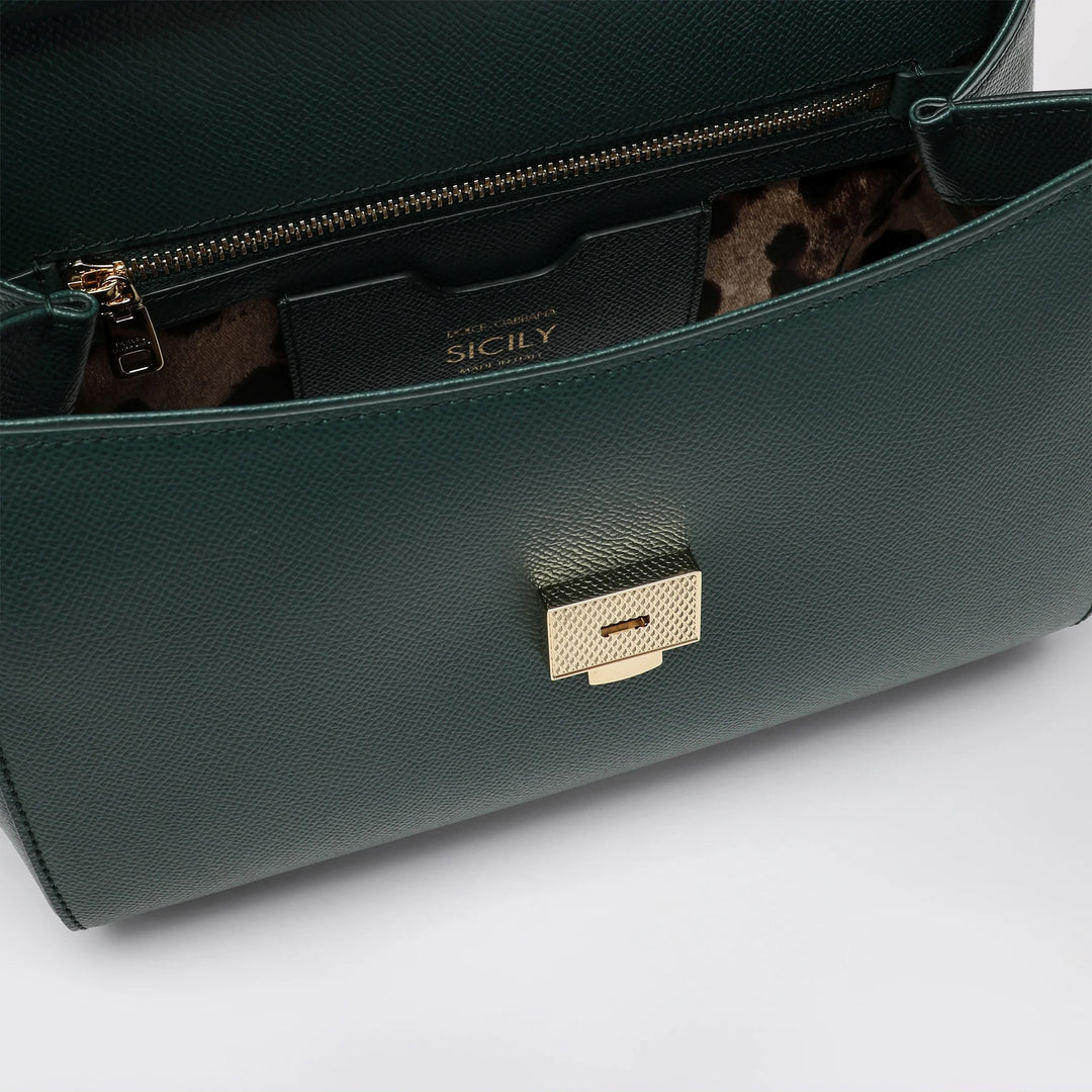Dolce&amp;Gabbana - Large Sicily handbag in Lago green