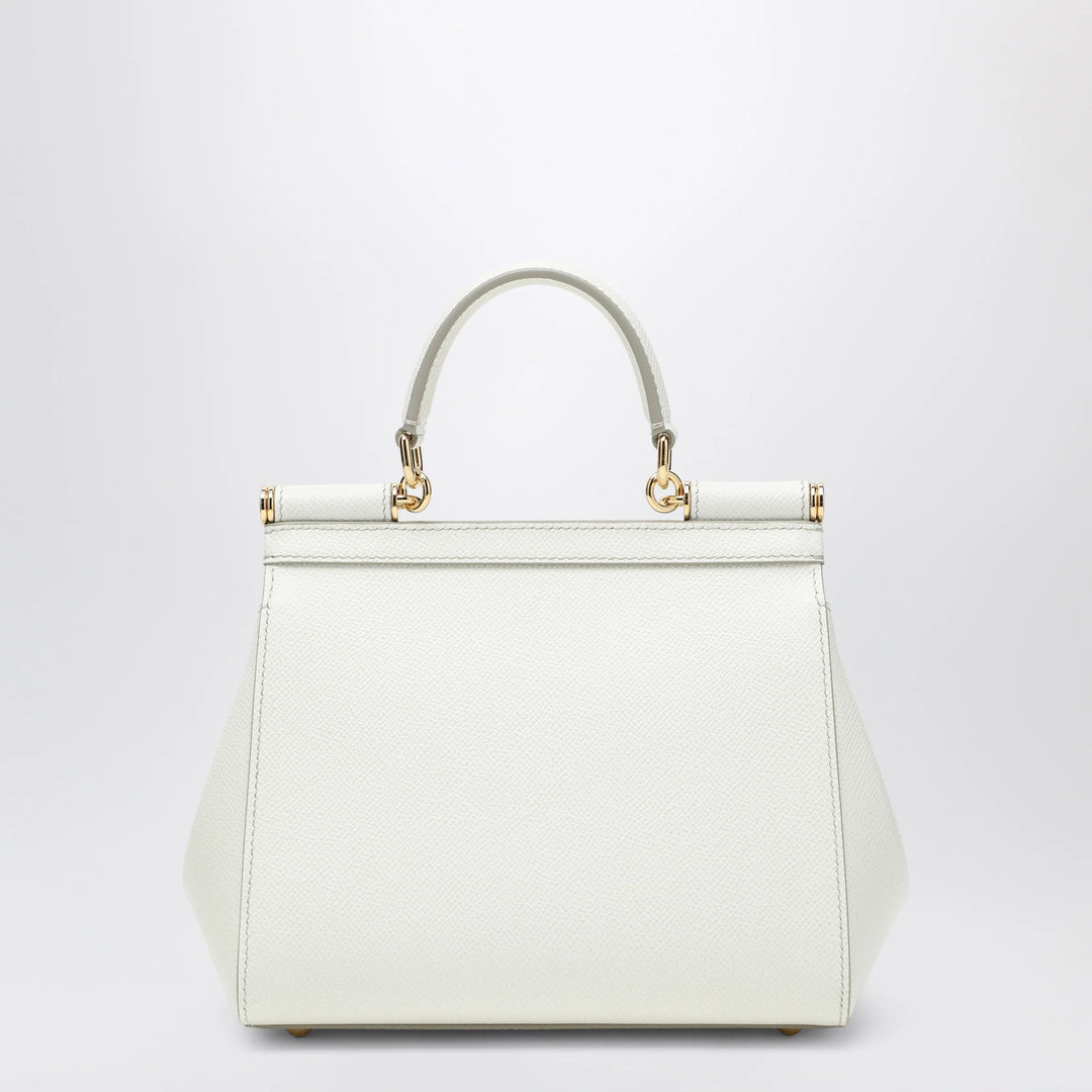 Dolce&amp;Gabbana - Sicily medium top-handle bag in white