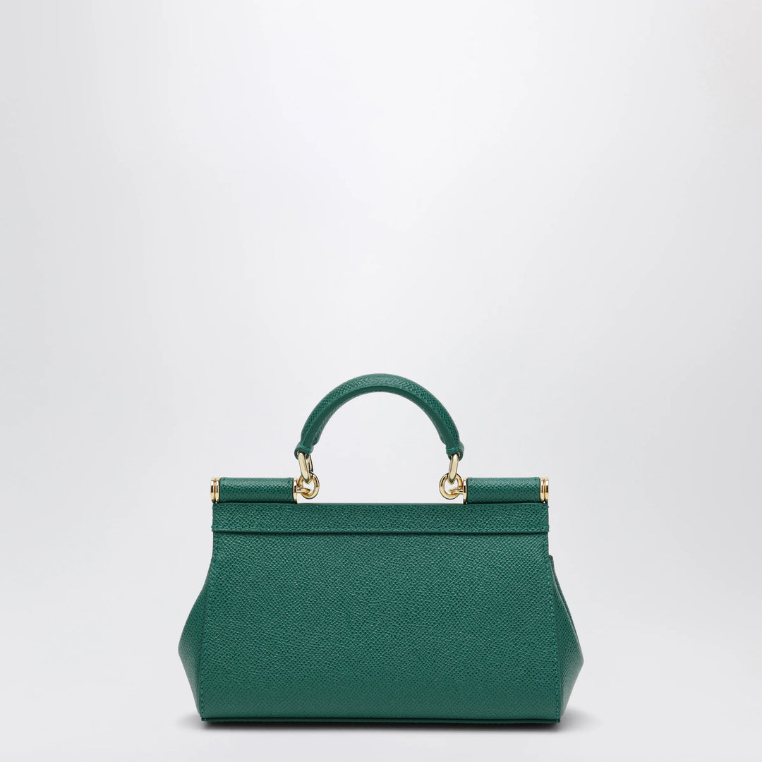 Dolce&amp;Gabbana - Small Sicily top-handle bag in emerald green