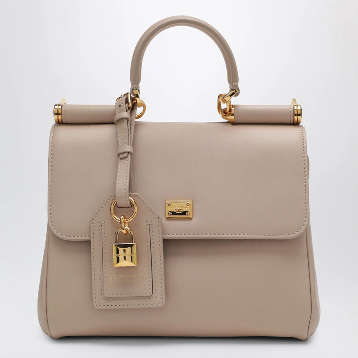 Dolce&amp;Gabbana - My Sicily small nude-colored plongé leather bag