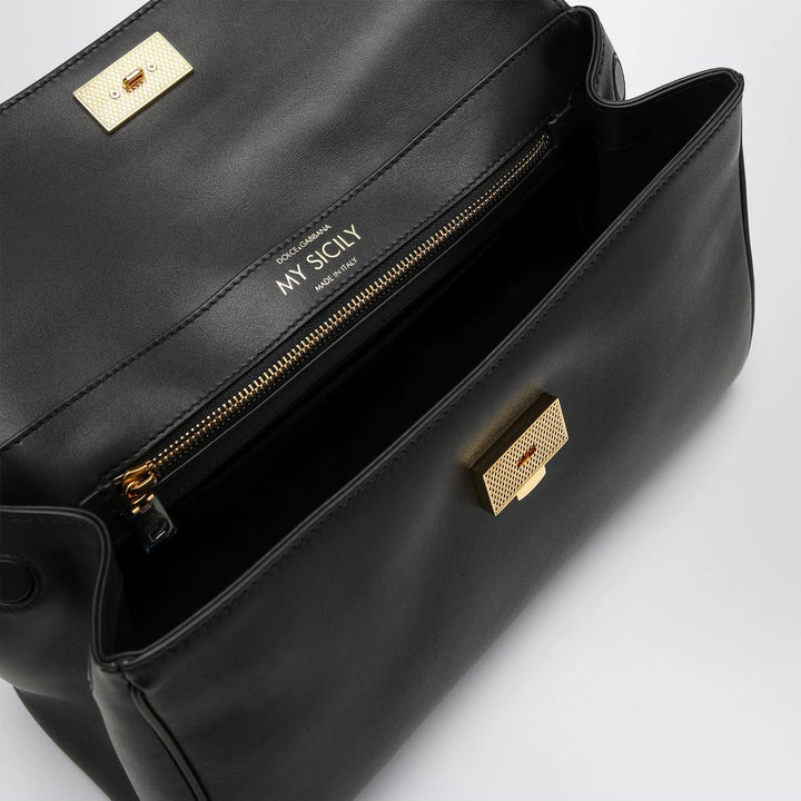Dolce&amp;Gabbana - Handbag My Sicily in black leather