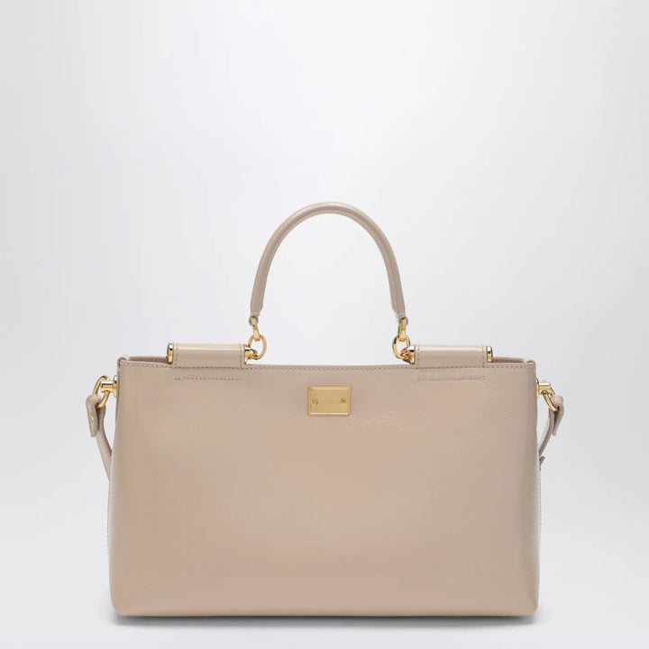 Dolce&amp;Gabbana - Vittoria handbag in flesh-coloured leather