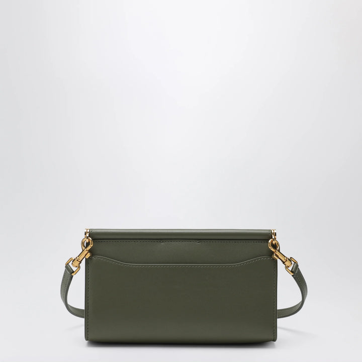 Dolce&amp;Gabbana - Plongé calfskin phone bag in military green