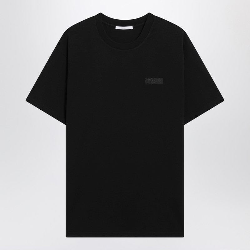 Shirts & Tops Givenchy - Black cotton T-shirt with logo patch - L Brand