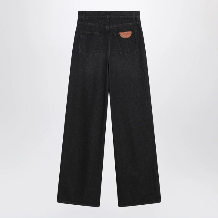 Chloé - Loose black washed jeans