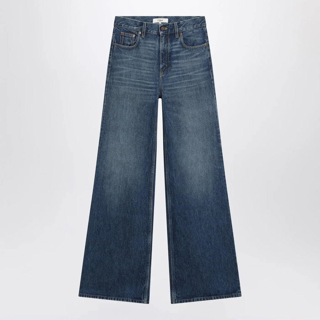 Chloé - Flared blue jeans