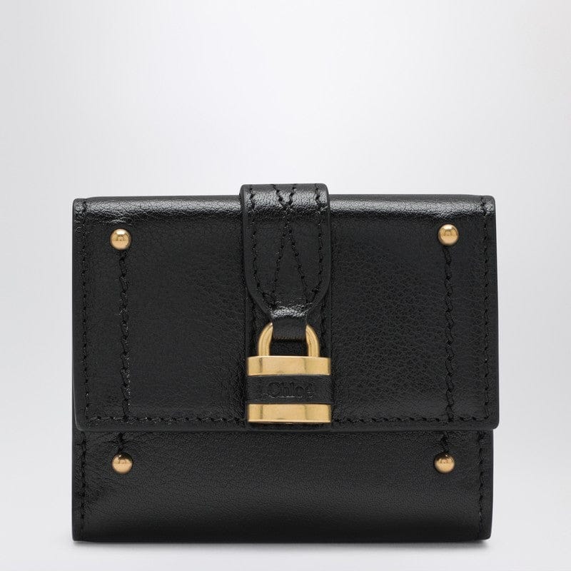 Wallets & Money Clips Chloé - Mini black Paddington trifold leather wallet - One size Brand