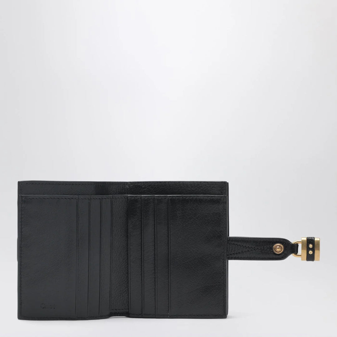 Chloé - Paddington square wallet in black leather
