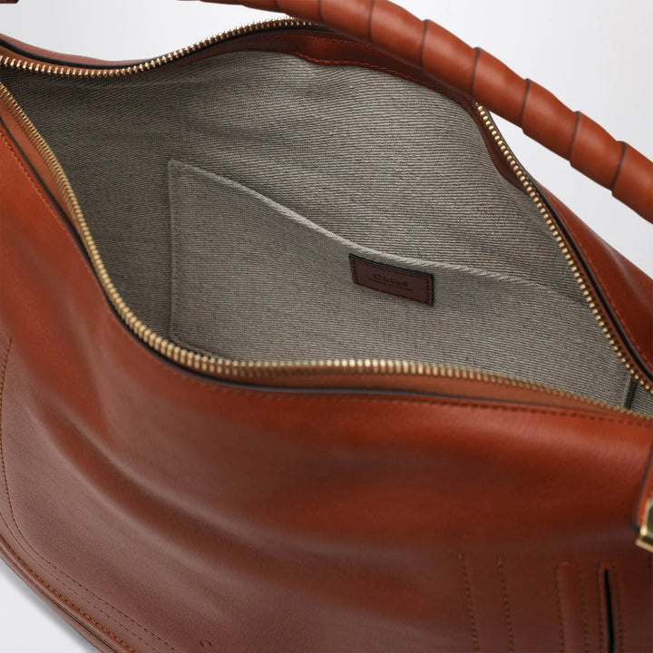 Chloé - Brown leather Marcie shoulder bag