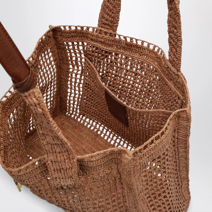 Chloé - East-West Summer Banana Tote Bag Summery Beige in Raffia