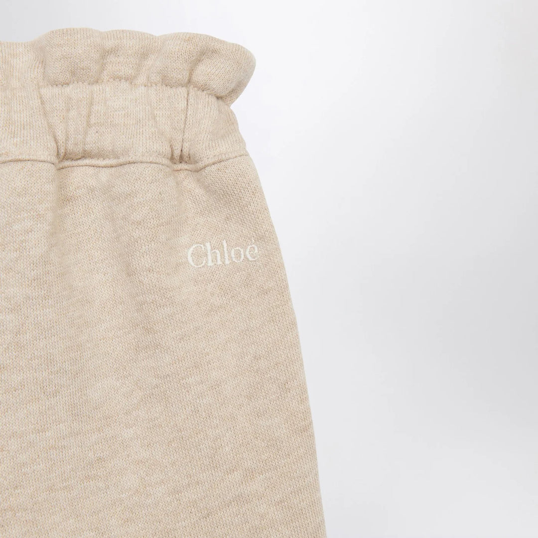 Chloé - Beige cotton trousers