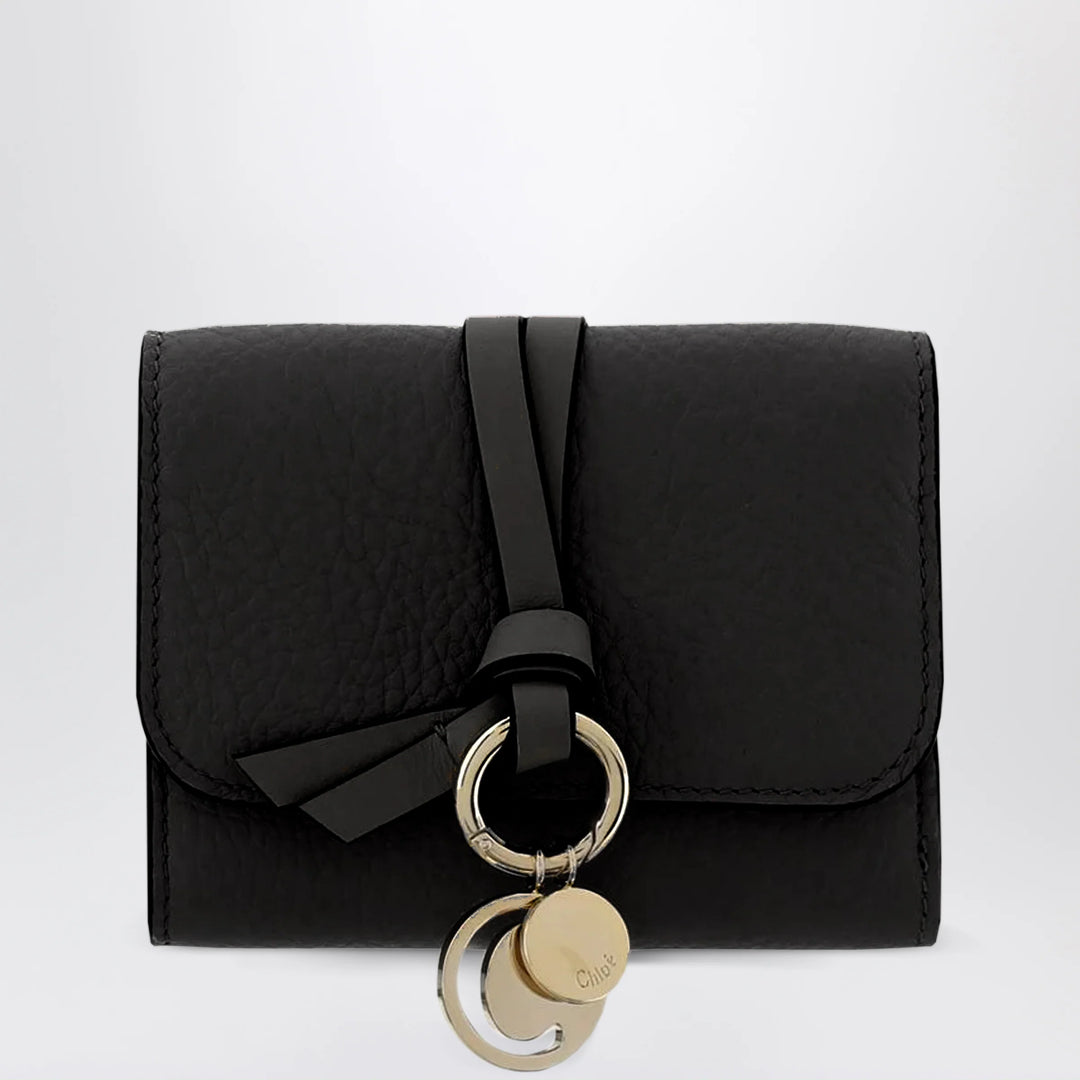 Chloé - Mini Alphabet trifold wallet black