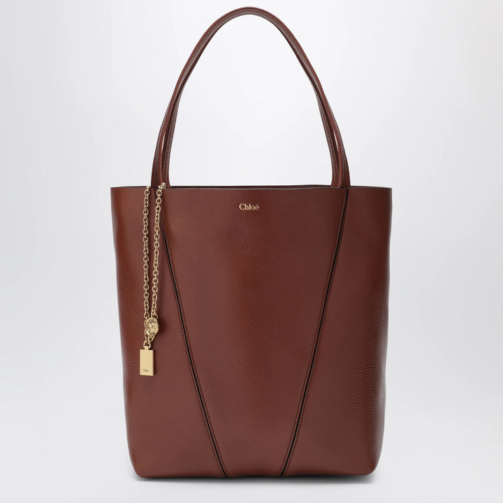 Chloé - Medium brown Chloé Spin Tote Bag