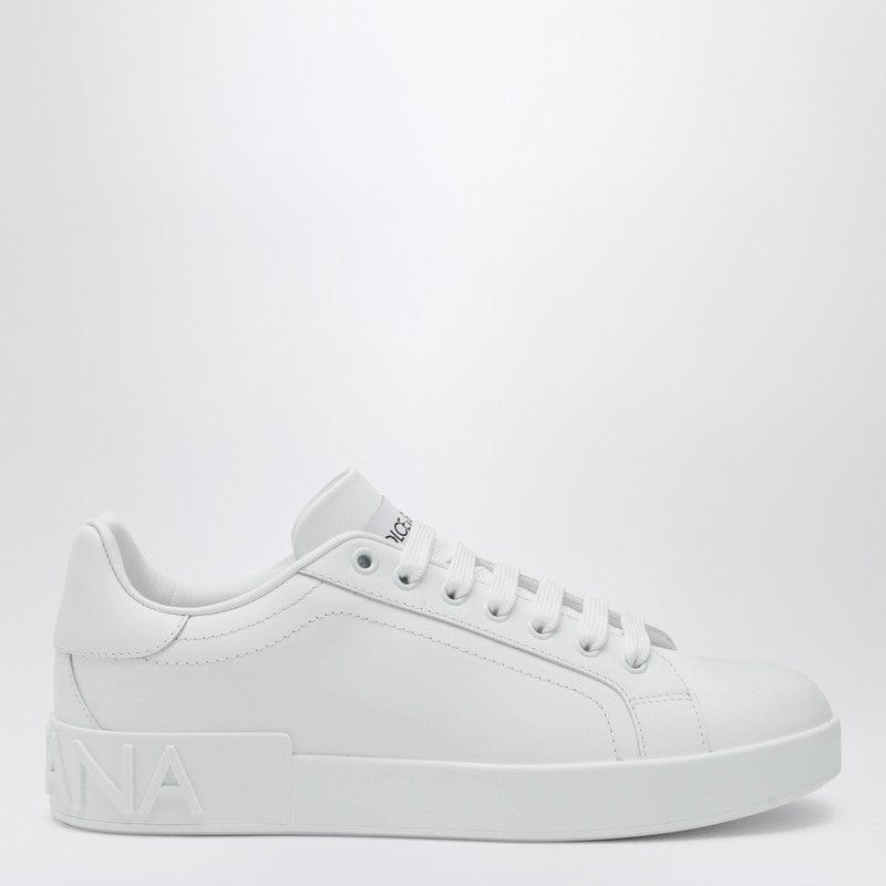 Shoes Dolce&Gabbana - White Portofino sneakers in leather - 40 IT Brand