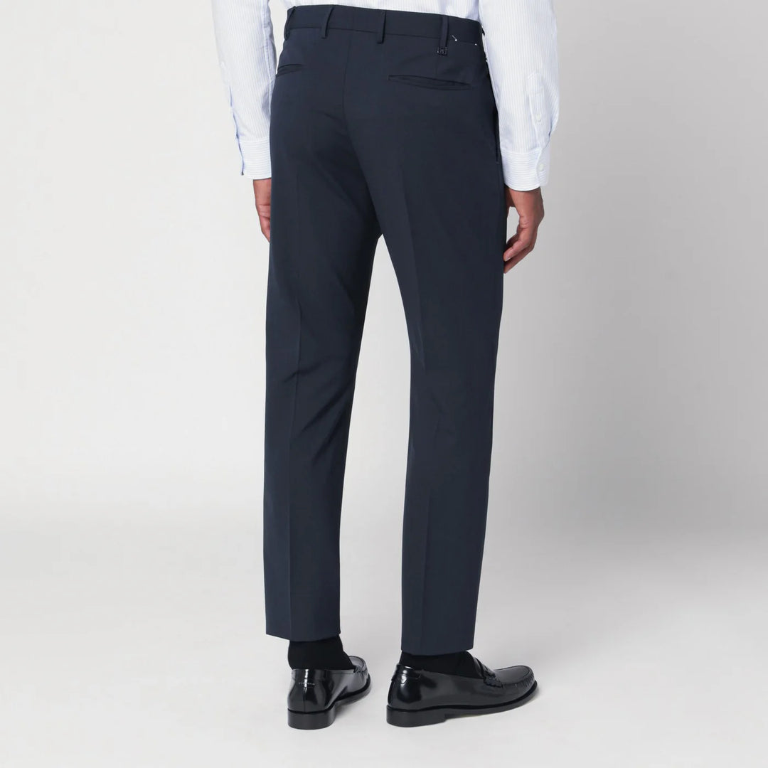 PT Torino - Dieci navy blue trousers