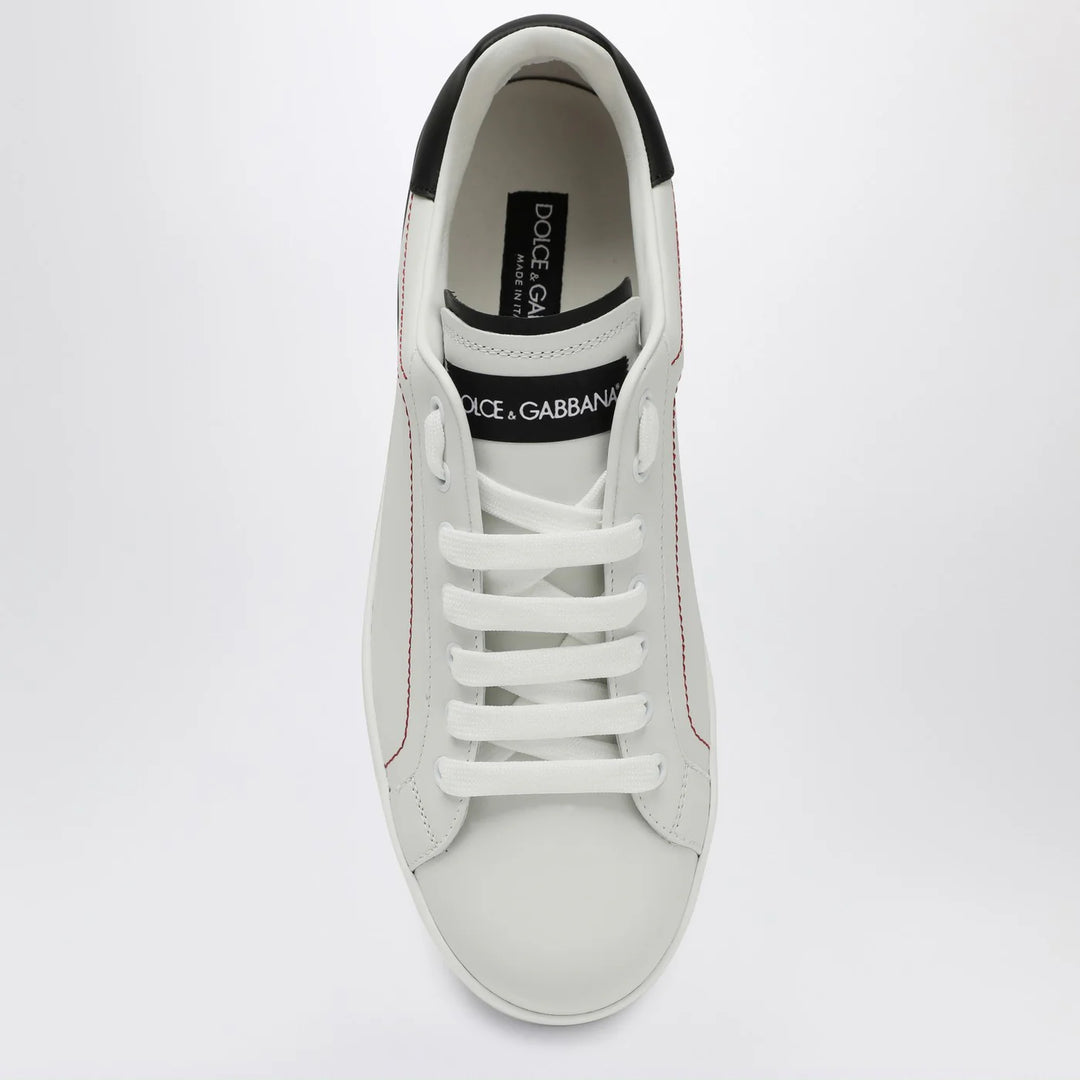 Dolce&amp;Gabbana - Portofino white/black leather Sneakers