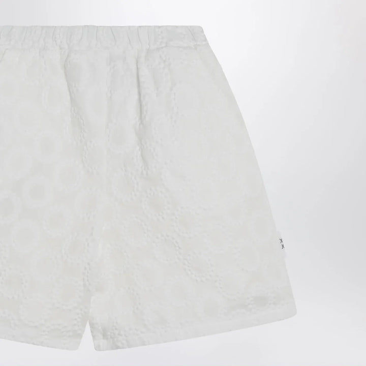 Douuod - White cotton Shorts Brand Shorts 12