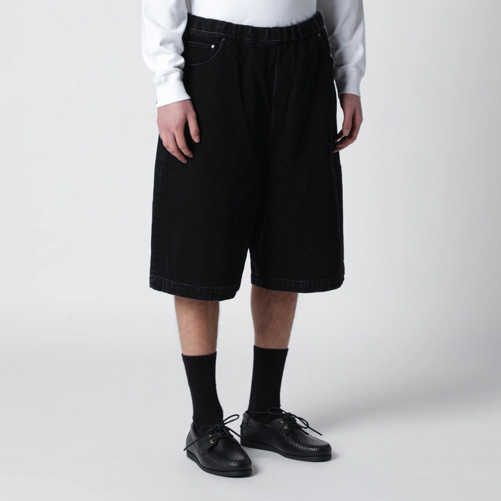 Entire Studios - Baggy bermuda shorts in black denim