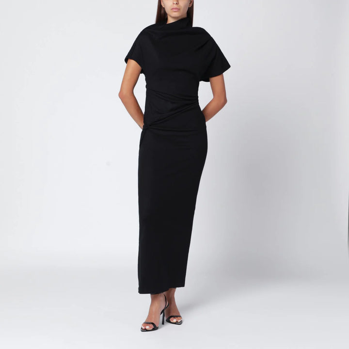 Entire Studios - Black wool midi dress