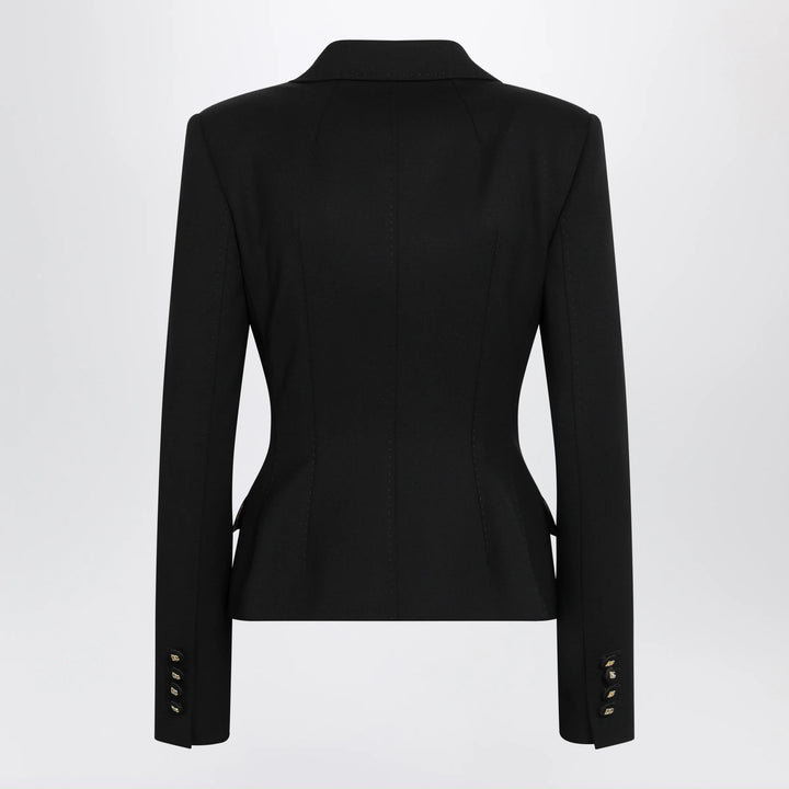 Dolce&amp;Gabbana - Black single-breasted wool jacket