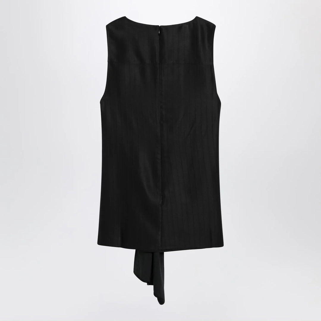 LouLou De Saison - Black draped Fonda top
