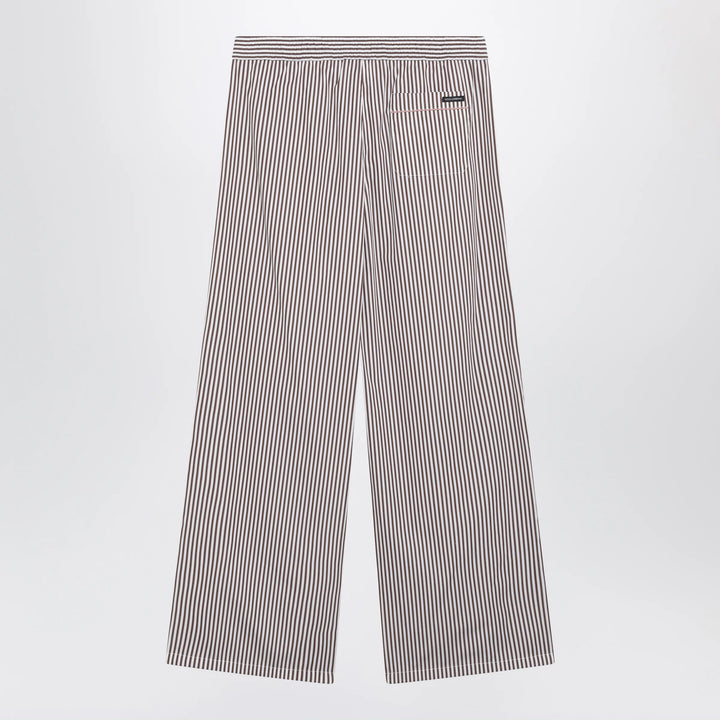 Dolce&amp;Gabbana - Striped cotton and silk poplin shorts