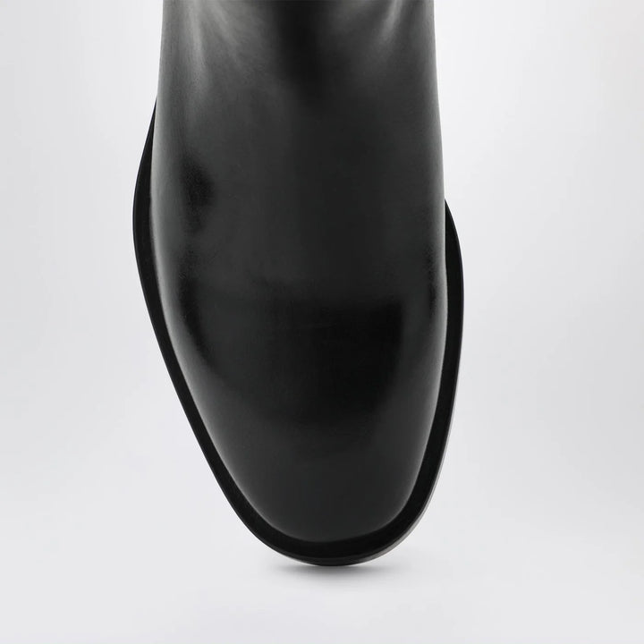 Durazzi Milano - Black/burgundy two-tone boots