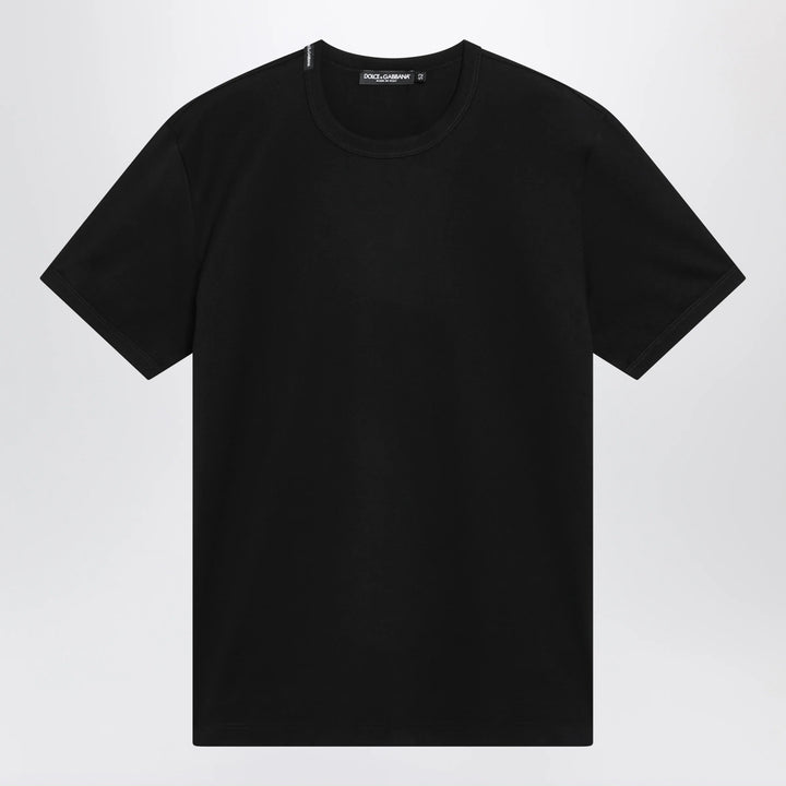 Dolce&amp;Gabbana - Black cotton jersey T-shirt