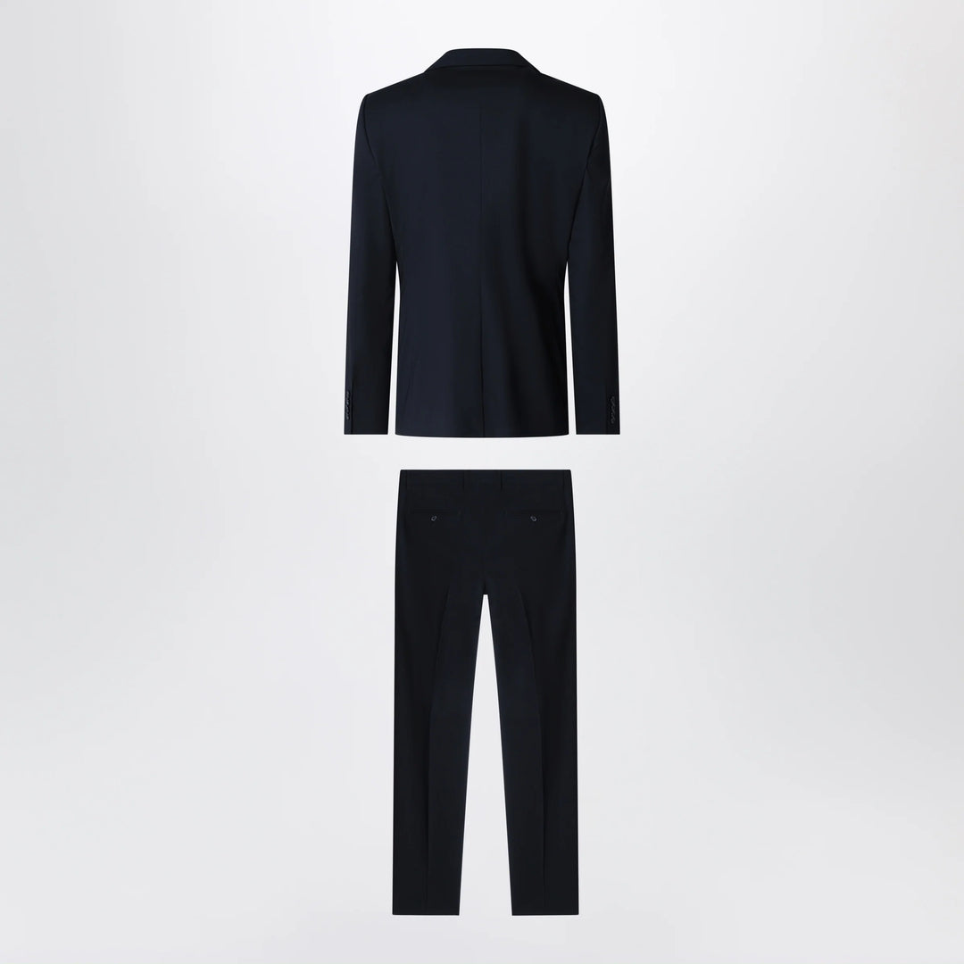 Dolce&amp;Gabbana - Blue stretch wool single-breasted suit