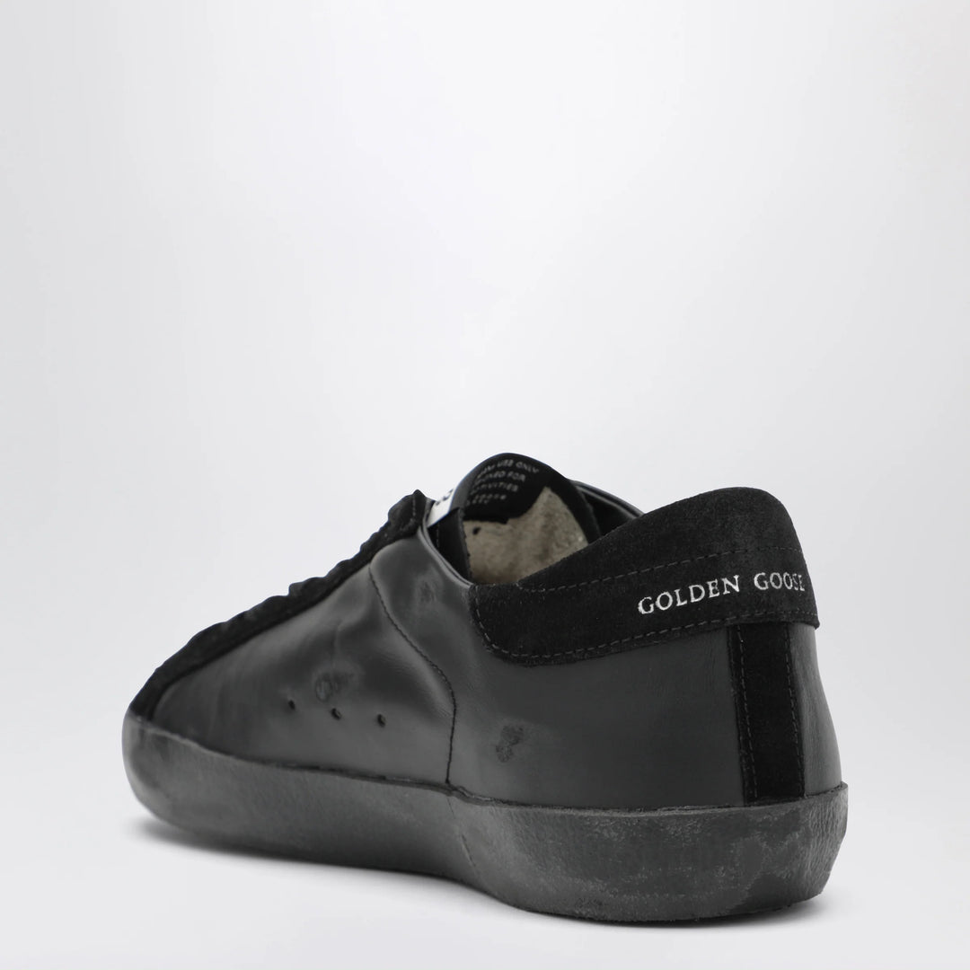 Golden Goose - Black Super-Star sneakers in leather and suede