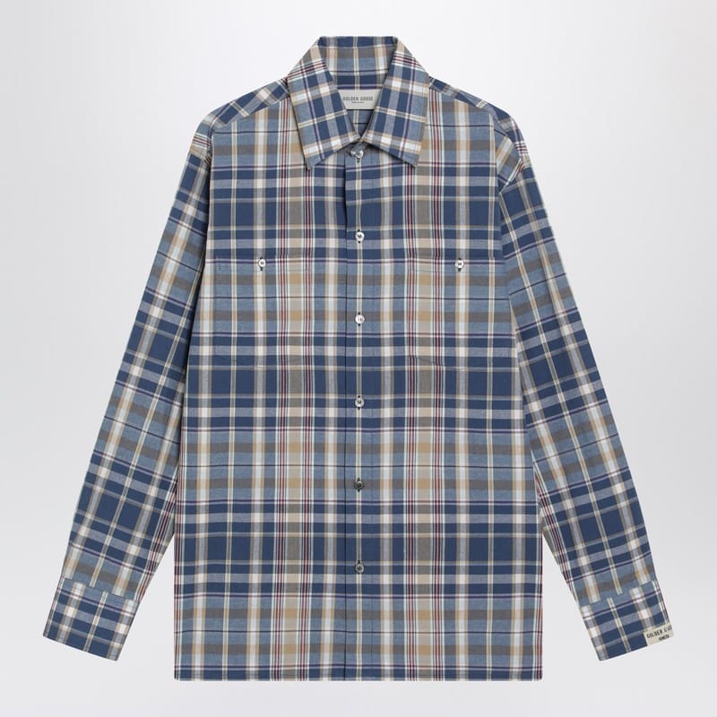 Shirts & Tops Golden Goose - Indigo blue checked shirt - M Brand