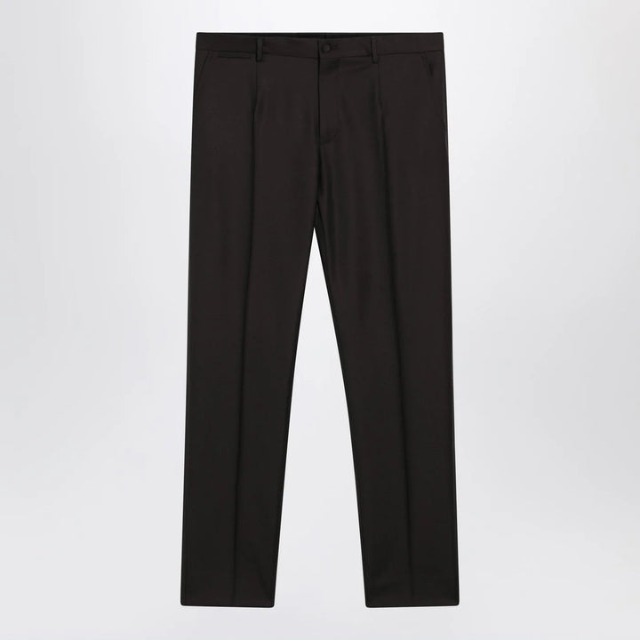 Dolce&amp;Gabbana - Brown wool trousers