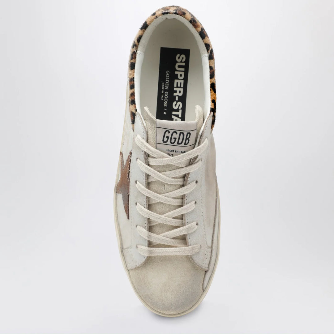 Golden Goose - Super-Star beige Sneakers with pony hair details
