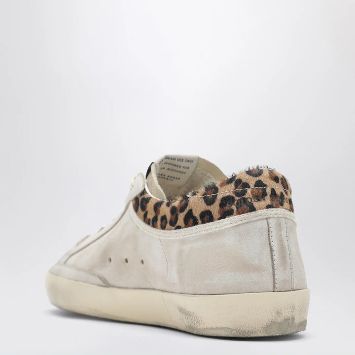 Golden Goose - Super-Star beige Sneakers with pony hair details