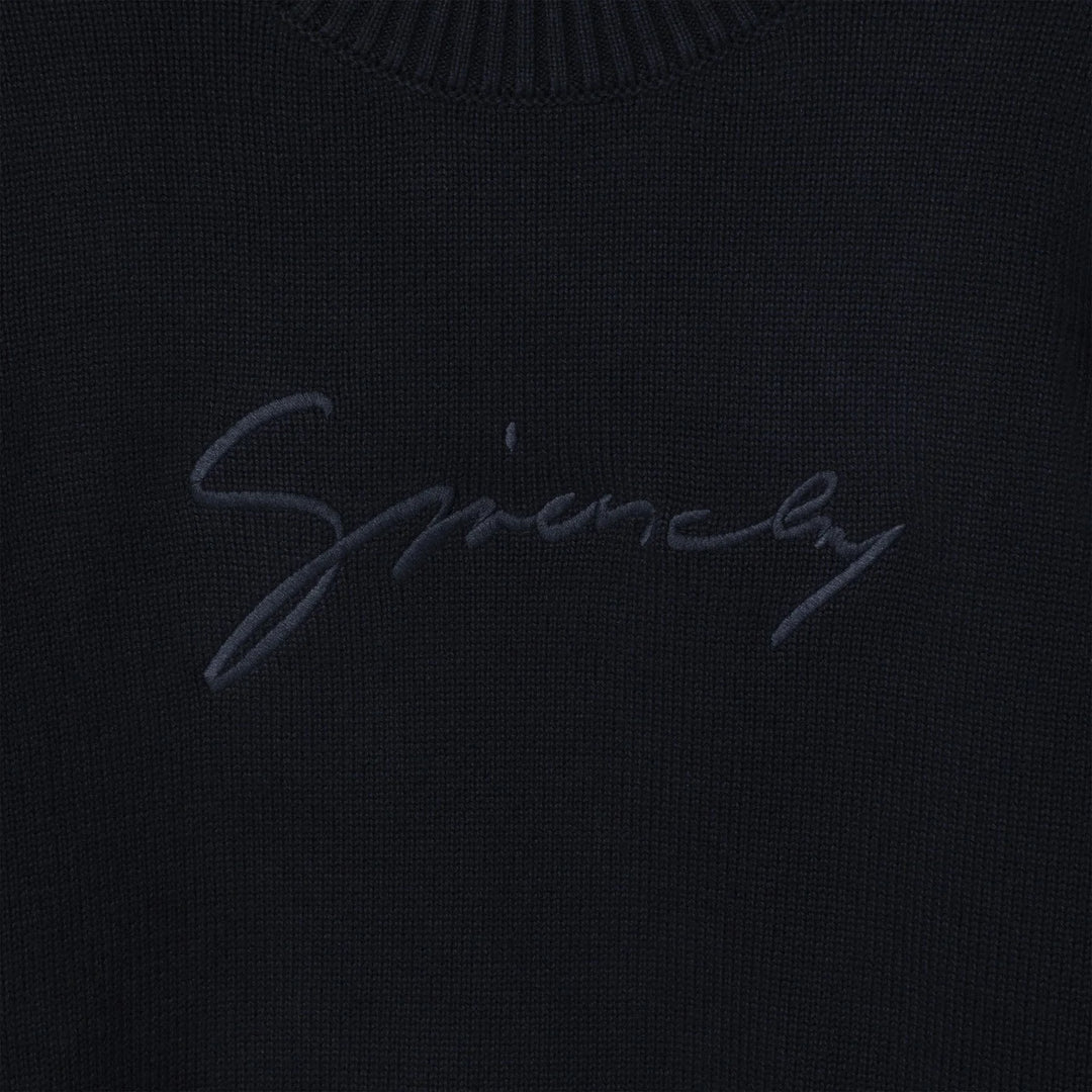 Givenchy - Blue cotton and cashmere sweater