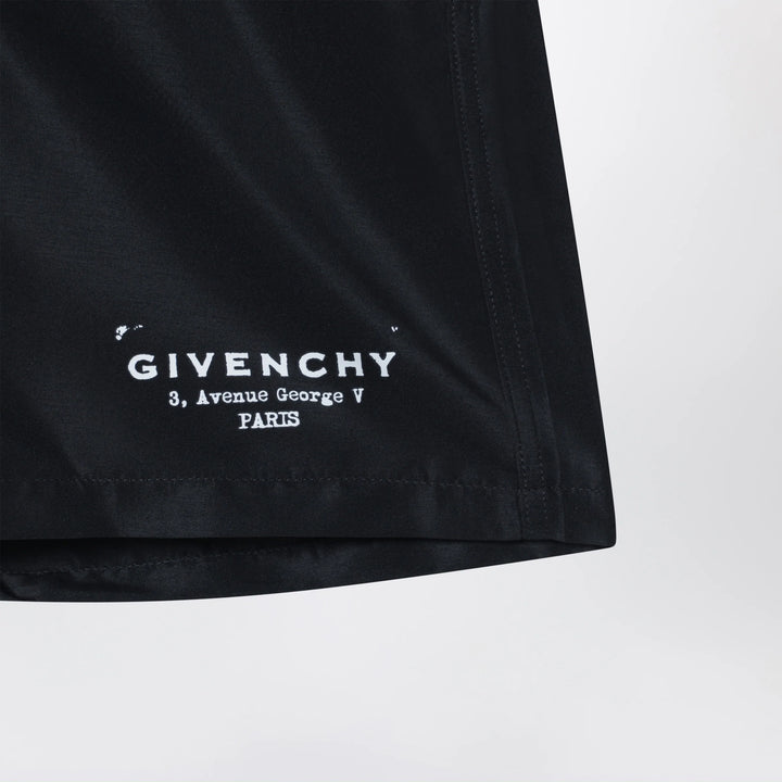Givenchy - Black swim shorts with logo