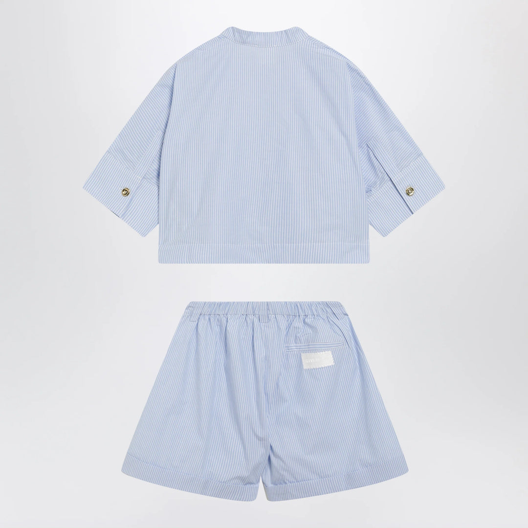 Givenchy - Light blue cotton two-piece set