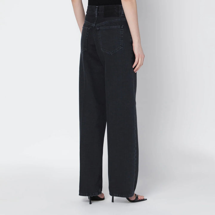HAIKURE - Charcoal wide-leg jeans